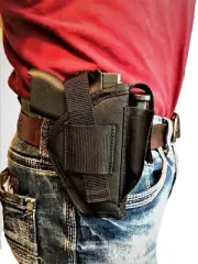 Belt Clip & Belt Loop Hip holster With Magazine Pouch For Taurus TH9 Compact