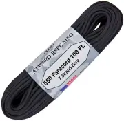 Atwood Rope MFG Parachute Cord Black S01 - BLACK