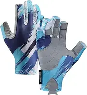 [Healvian] 1Pair Half Finger Sports Gloves for Outdoor Cycling Breathable Quick Dry Slip Fitness Gloves Comfortable Durable Material for Summer Activities