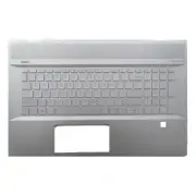 Silver Palmrest W/ Backlit Keyboard L57592-001 For HP ENVY 17M-CE 17-CE TPN-W145