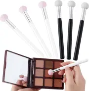 PAGOW 6 Pcs Sponge Makeup Applicator With Handle, Sponge Eyeshadow Applicator...