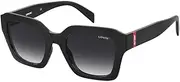 [Levi's] Levi-S Women's LV 1027/S Sunglasses, BLACK, 53