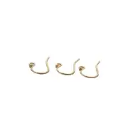 14K Real Gold Filled Ear Wires l Plain Ball End Ear-wires | 4pairs (8Pcs.) | Gol