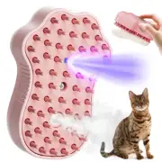 Cat Steam Brush for Shedding, 4 in 1 Steamy Cat Brush Cleanser, Dog Massage Groo