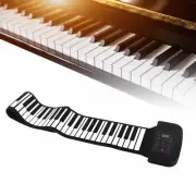 Rollup Piano Silicone 88 Keys Roll Up Piano Keyboards Hand Roll Piano Educat HR6