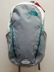 North Face Backpack Vault Grey, Off White And Teal.