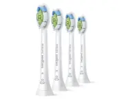 4pc Philips Sonicare Optimal White Brush Heads f/Sonicare Click-On Handles White