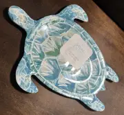 1 SIGRID OLSEN NEW!!! Turtle SeaLife MELAMINE Appetizer Side SALAD Small Plate