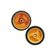 2 x Lawn Mower Wheels 53 Teeth Drive Wheel for Husqvarnaa Electrolux, McCulloch, Rally and other lawn mowers