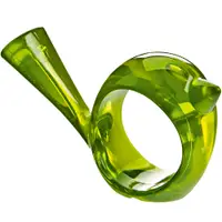 在飛比找PChome24h購物優惠-KOZIOL Pi鳥型餐巾環(透綠)