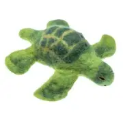 Finger Puppet Sea Turtle 100% Wool Felt Ocean Life Toy Handmade Fair Trade