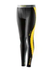 Skins Dnamic Youth Compression Long Tights - Black/Citron