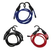 150cm Length Elastic Strap Rope with Hooks Multipurpose Bungee Strap