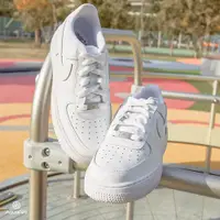 在飛比找蝦皮商城優惠-Nike Air Force 1 LE 大童 白 小白鞋 A