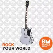 Gibson SG Standard 61 Electric Guitar Silver Mist w/ Hardcase - SG6100S1NH1