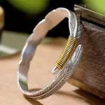 SILVER FEATHER BRACELET|銀羽手鐲|SILVER925銀製|SILVER LING5.0