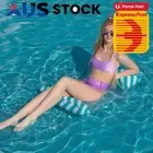 Floating Bed Inflatable Mattress Swimming Pool Beach Water Lounges (Blue)