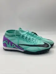Nike Zoom Superfly 9 Academy TF Cleats Hyper Turq Green DJ5629-300 Mens Size 9.5