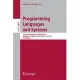 Programming Languages and Systems: 12th Asian Symposium Apals 2014 Singapore, Singapore November 17-19 2014 Proceedings