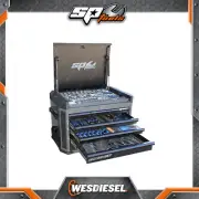 SP Tools 212 Pcs Tech Series Tool Kit - Sockets & Spanners Metric Diamond Black
