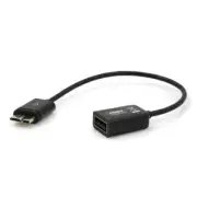 System-S Short Micro USB 3.0 on-the-Go Host Cable OTG Adapter Cable Host