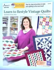 Quilting Book - Learn To Restyle Vintage Quilts Book With Interactive DVD