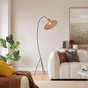 Omar Rattan Floor Lamp