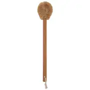 Updated Modern Version Toilet Bowl Brush, Natural Coconut Fiber Brush Head And Beechwood Handle For brown