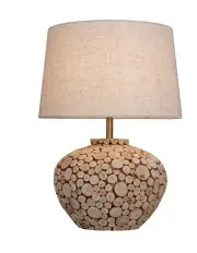 [Lexi Lighting] Hallie Table Lamp in Brown