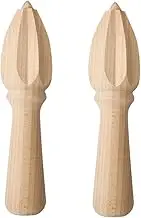 TEHAUX 2pcs Handheld Citrus Reamer Manual Lemon Juicer for Efficient Juice Extraction Easy to Clean Lemon Squeezer for Home Kitchens and