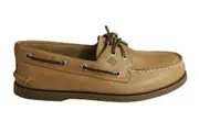 Sperry Mens A/0 2 Eye Leather Lace Up Comfortable Wide Fit Boat Shoes