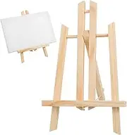 2pcs Small Tabletop Easel Stand for Painting Display Versatile Art Easel Holder Smooth Finish for Showcasing Artwork Signs Menus Space Saving Folding Design