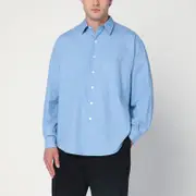 [Auralee] Light blue cotton shirt 4 Light blue