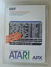 DDT; Telecommunications;Atari 400/800/LX/XE Diskw/manual;APX-20150 Plastic Cover