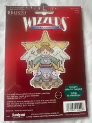 Janlynn Wizzers Counted Cross Stitch Ornament "Angel" Plastic Canvas
