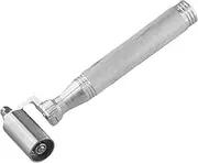 Stainless Steel Leather & Fabric Edge Roller - Heavy Duty Seam Press Roller for Leathercraft, PVC, Cloth, Non-Woven Materials(40mm)
