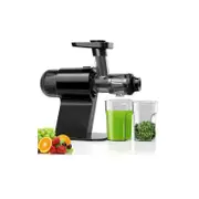 Cold Press Masticating Juicer with Quiet Motor - Black