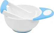 Ynnhik Food Masher Bowl, Food Mill Bowl, Serving Bowl, Grinding Stick, Non-Slip Fruit Vegetable Puree Mash Bowl, Portable Food Masher
