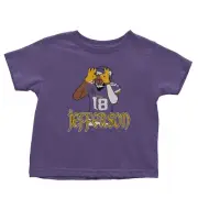 Justin Jefferson Minnesota Vikings Wide Receiver PIC Gift Toddler T-Shirt