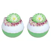 2PK Bomb Cosmetics Daisy Daisy Bath Bomb Blaster Body Skin Fragrance Tub Fizzies