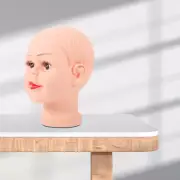 Cosmetology Mannequin Head Bald Head Kid Wig Head Simulated Head Model for