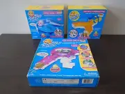 Lot of 3 ZhuZhu Pets - Spiral Slide & Ramp Y-Intersection Fun House Add On Room