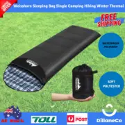 Weisshorn Sleeping Bag Bags Single Camping Hiking Tent Winter SummerThermal AU