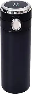 420ml Smart Insulation Cup, Stainless Steel Insulation Cup, Smart Water Bottle for Providing Excellent Airtightness and Insulation Properties (Black)