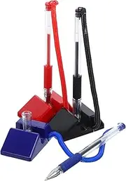 PLAFOPE Desktop Pen Stand Signature Pen Base Reception Desk Office Desk Accessories