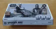 STAR WARS: The Mandalorian Remote Controlled Speeder Bike w/ Grogu. Brand New!