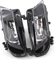 SILILAN Auto Front Bumper Fog Light Lamp with Halogen Bulbs Fit for A4 B9 2013-2015 8K0941700B 8K0941699B(1 Pair)