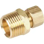 Do it 3/8 In. x 1/2 In. Brass Male Union Compression Adapter 458365 SIM Supply,