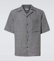 [Loro Piana] Loro Piana Checked linen shirt UK 16 multicoloured