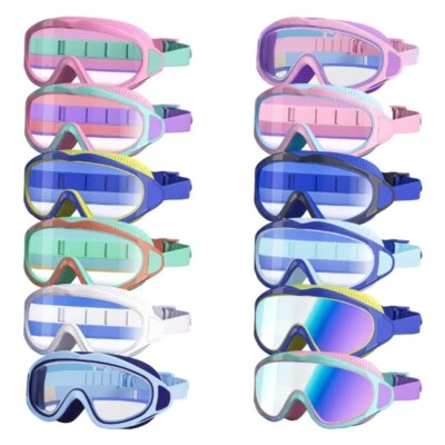 Comfortable Swim Glasses AntiFogs Kids Swimming Goggles for Toddlers Kids Youth